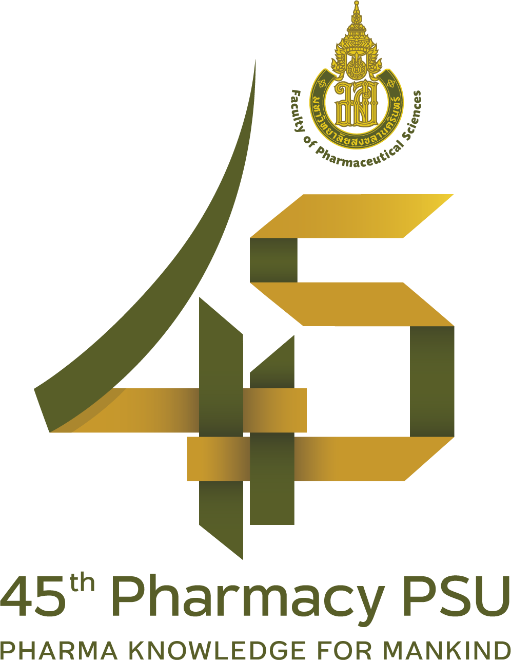 Logo 45 ปี pharma knowledge Eng